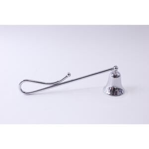 Candle Snuffler, Bell-shaped, Chrome, Candlewick, Vintage, Home Decor, Candle